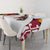 Golf Player Silhouette Tablecloth Maryland Flag Pattern and Custom Name Panel Design - Wonder Print Shop