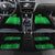 Green Dirt Bike Rider Car Mats Forget Toys I Just Wanna Ride Quote and Custom Racing Name Design - Wonder Print Shop