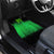 Green Dirt Bike Rider Car Mats Forget Toys I Just Wanna Ride Quote and Custom Racing Name Design - Wonder Print Shop