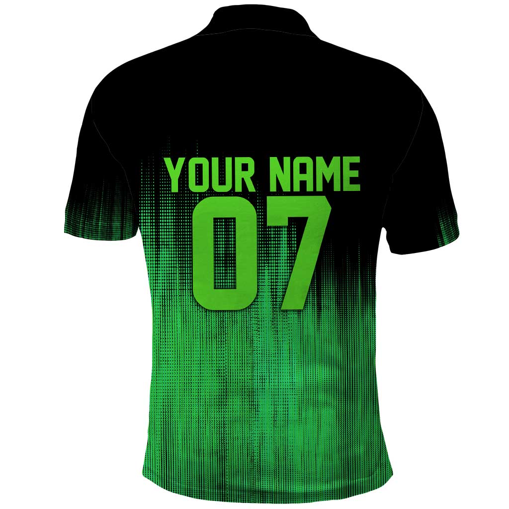 Green Dirt Bike Rider Polo Shirt Forget Toys I Just Wanna Ride Quote and Custom Racing Name Design - Wonder Print Shop