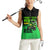 Green Dirt Bike Rider Women Sleeveless Polo Shirt Forget Toys I Just Wanna Ride Quote and Custom Racing Name Design - Wonder Print Shop