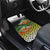Colorful Crappie Fishing Green Scales Car Mats Gradient Camo Pattern and Custom Name Fishing - Wonder Print Shop