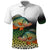 Colorful Crappie Fishing Green Scales Polo Shirt Gradient Camo Pattern and Custom Name Fishing - Wonder Print Shop