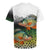 Colorful Crappie Fishing Green Scales Rugby Jersey Gradient Camo Pattern and Custom Name Fishing - Wonder Print Shop