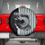 Striped Bass Jumping Graphic Spare Tire Cover Rod Reel and Airplane on Fish Scale Pattern - Wonder Print Shop