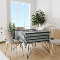 Striped Bass Jumping Graphic Tablecloth Rod Reel and Airplane on Fish Scale Pattern - Wonder Print Shop