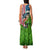 American Flag Bass Fishing Design Family Matching Tank Maxi Dress and Hawaiian Shirt with Largemouth Bass and Green Grass Background - Wonder Print Shop