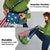 American Flag Bass Fishing Design Grocery Bag with Largemouth Bass and Green Grass Background - Wonder Print Shop
