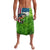 American Flag Bass Fishing Design Lavalava with Largemouth Bass and Green Grass Background - Wonder Print Shop
