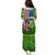 American Flag Bass Fishing Design Puletasi with Largemouth Bass and Green Grass Background - Wonder Print Shop