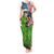 American Flag Bass Fishing Design Tank Maxi Dress with Largemouth Bass and Green Grass Background - Wonder Print Shop