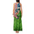 American Flag Bass Fishing Design Tank Maxi Dress with Largemouth Bass and Green Grass Background - Wonder Print Shop