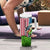 American Flag Bass Fishing Design Tumbler With Handle with Largemouth Bass and Green Grass Background - Wonder Print Shop