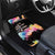 Dartboard and Colorful Paint Splash Darts Car Mats with Aim Shoot Swear Repeat Quote Custom Name - Wonder Print Shop
