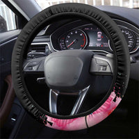 Dartboard and Colorful Paint Splash Darts Steering Wheel Cover with Aim Shoot Swear Repeat Quote Name - Wonder Print Shop