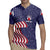 American Flag Bowling Pin Strike Graphic Rugby Jersey with Custom Name and Pattern Background - Wonder Print Shop