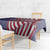 American Flag Bowling Pin Strike Graphic Tablecloth with Custom Name and Pattern Background - Wonder Print Shop