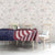 American Flag Bowling Pin Strike Graphic Tablecloth with Custom Name and Pattern Background - Wonder Print Shop