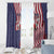 American Flag Bowling Pin Strike Graphic Window Curtain with Custom Name and Pattern Background - Wonder Print Shop