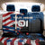 BMX Life Graphic Back Car Seat Cover with American Flag and Custom Rider Number Design - Wonder Print Shop