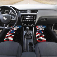 BMX Life Graphic Car Mats with American Flag and Custom Rider Number Design - Wonder Print Shop