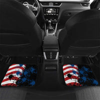 BMX Life Graphic Car Mats with American Flag and Custom Rider Number Design - Wonder Print Shop