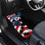 BMX Life Graphic Car Mats with American Flag and Custom Rider Number Design - Wonder Print Shop