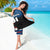 BMX Life Graphic Sarong with American Flag and Custom Rider Number Design - Wonder Print Shop