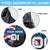 BMX Life Graphic Spare Tire Cover with American Flag and Custom Rider Number Design - Wonder Print Shop