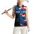BMX Life Graphic Women Sleeveless Polo Shirt with American Flag and Custom Rider Number Design - Wonder Print Shop