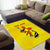 New Mexico Zia Symbol Fish Hook Area Rug Torn Fishing Graphic and Custom Name Design - Wonder Print Shop