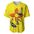 New Mexico Zia Symbol Fish Hook Baseball Jersey Torn Fishing Graphic and Custom Name Design - Wonder Print Shop