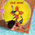 New Mexico Zia Symbol Fish Hook Beach Blanket Torn Fishing Graphic and Custom Name Design - Wonder Print Shop