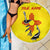 New Mexico Zia Symbol Fish Hook Beach Blanket Torn Fishing Graphic and Custom Name Design - Wonder Print Shop