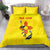 New Mexico Zia Symbol Fish Hook Bedding Set Torn Fishing Graphic and Custom Name Design - Wonder Print Shop