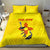 New Mexico Zia Symbol Fish Hook Bedding Set Torn Fishing Graphic and Custom Name Design - Wonder Print Shop