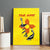 New Mexico Zia Symbol Fish Hook Canvas Wall Art Torn Fishing Graphic and Custom Name Design - Wonder Print Shop
