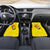 New Mexico Zia Symbol Fish Hook Car Mats Torn Fishing Graphic and Custom Name Design - Wonder Print Shop