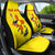 New Mexico Zia Symbol Fish Hook Car Seat Cover Torn Fishing Graphic and Custom Name Design - Wonder Print Shop