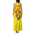 New Mexico Zia Symbol Fish Hook Family Matching Tank Maxi Dress and Hawaiian Shirt Torn Fishing Graphic and Custom Name Design - Wonder Print Shop