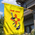 New Mexico Zia Symbol Fish Hook Garden Flag Torn Fishing Graphic and Custom Name Design - Wonder Print Shop