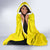 New Mexico Zia Symbol Fish Hook Hooded Blanket Torn Fishing Graphic and Custom Name Design - Wonder Print Shop