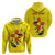 New Mexico Zia Symbol Fish Hook Hoodie Torn Fishing Graphic and Custom Name Design - Wonder Print Shop