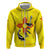 New Mexico Zia Symbol Fish Hook Hoodie Torn Fishing Graphic and Custom Name Design - Wonder Print Shop