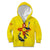 New Mexico Zia Symbol Fish Hook Kid Hoodie Torn Fishing Graphic and Custom Name Design - Wonder Print Shop