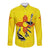 New Mexico Zia Symbol Fish Hook Long Sleeve Button Shirt Torn Fishing Graphic and Custom Name Design - Wonder Print Shop