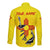 New Mexico Zia Symbol Fish Hook Long Sleeve Button Shirt Torn Fishing Graphic and Custom Name Design - Wonder Print Shop