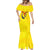 New Mexico Zia Symbol Fish Hook Mermaid Dress Torn Fishing Graphic and Custom Name Design - Wonder Print Shop