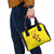 New Mexico Zia Symbol Fish Hook Shoulder Handbag Torn Fishing Graphic and Custom Name Design - Wonder Print Shop