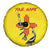 New Mexico Zia Symbol Fish Hook Spare Tire Cover Torn Fishing Graphic and Custom Name Design - Wonder Print Shop